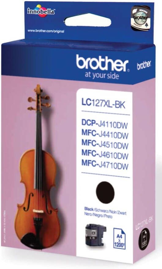 Brother inktcartridge 1.200 pagina&apos;s OEM LC-127XLBK zwart