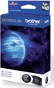 Brother LC1280XLBK inktcartridge 1 stuk(s) Origineel Zwart (LC-1280XLBK)