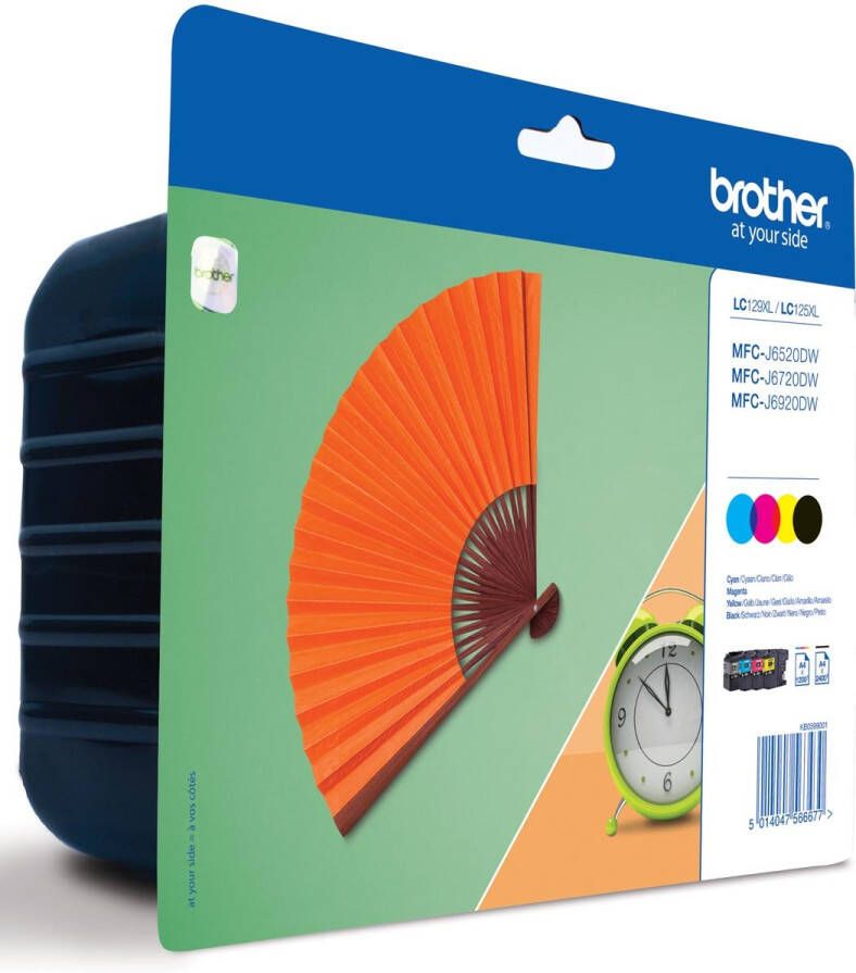 Brother inktcartridge 2.400 pagina&apos;s OEM LC-129XLVALBPDR 4 kleuren