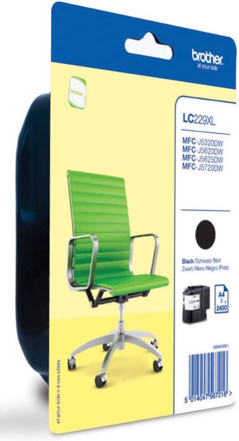 Brother inktcartridge 2.400 pagina&apos;s OEM LC-229XLBK zwart