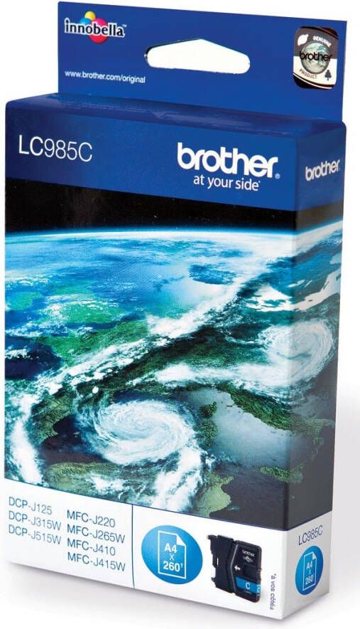 Brother LC985C inktcartridge 1 stuk(s) Origineel Cyaan (LC-985C)