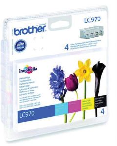 Brother inktcartridge 300 pagina&apos;s OEM LC-970VALBP 4 kleuren