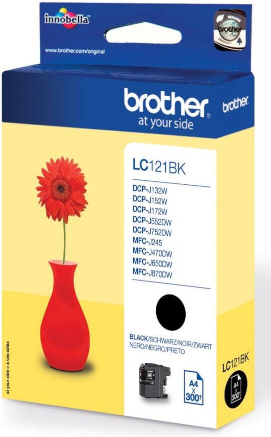 Brother inktcartridge 300 pagina&apos;s OEM LC-121BK zwart