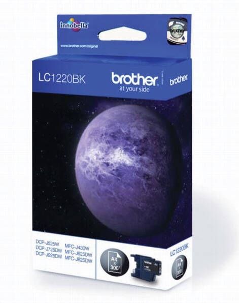 Brother LC-1220BK inktcartridge 1 stuk(s) Origineel Zwart (LC-1220BK)