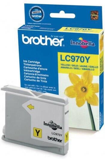 Brother LC970Y inktcartridge 1 stuk(s) Origineel Geel (LC-970Y)