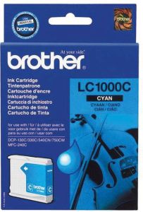 Brother inktcartridge 400 pagina&apos;s OEM LC-1000C cyaan