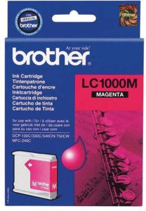 Brother inktcartridge 400 pagina&apos;s OEM LC-1000M magenta