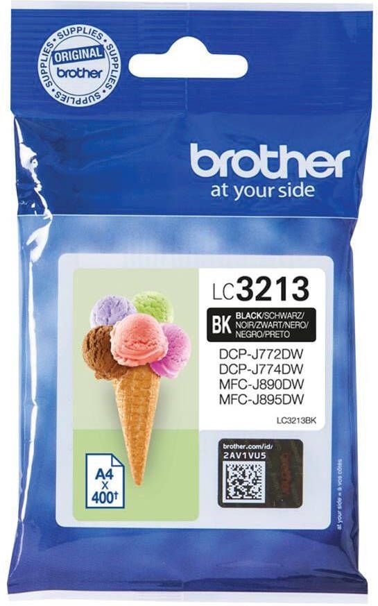 Brother LC-3213BK inktcartridge Origineel Hoog (XL) rendement Zwart (LC-3213BK)