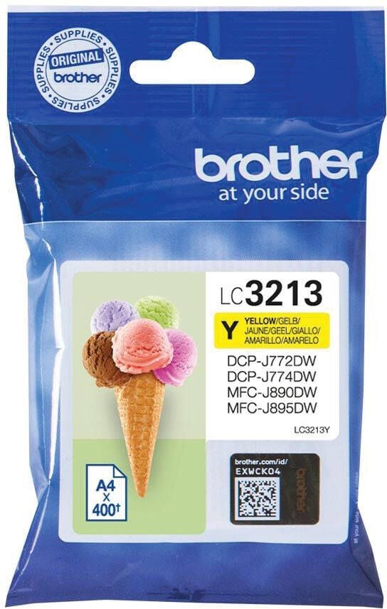 Brother LC-3213Y inktcartridge Origineel Hoog (XL) rendement Geel (LC-3213Y)