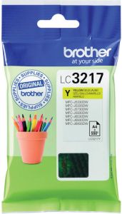 Brother inktcartridge 550 pagina&apos;s OEM LC-3217Y geel