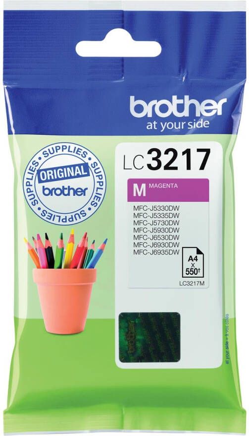 Brother inktcartridge 550 pagina&apos;s OEM LC-3217M magenta