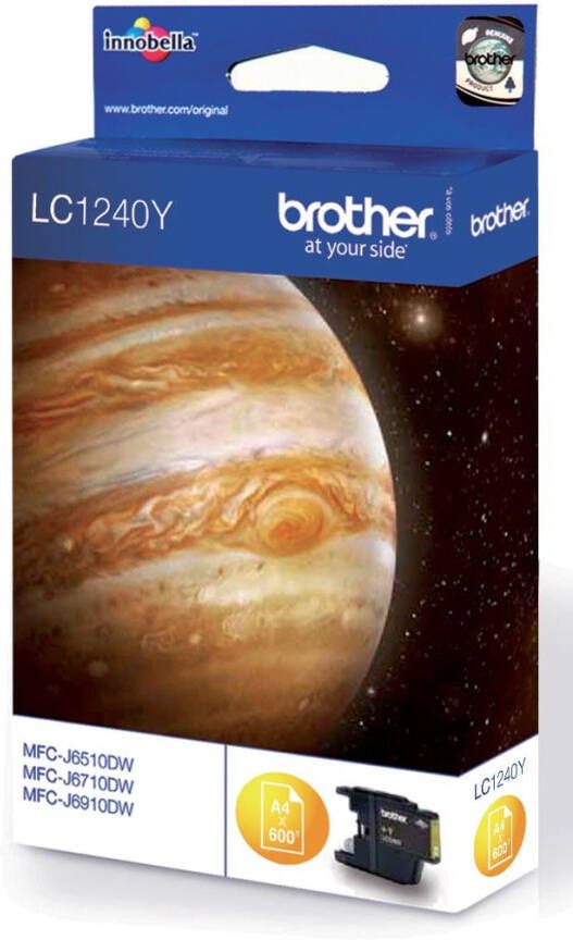 Brother inktcartridge 600 pagina&apos;s OEM LC-1240Y geel