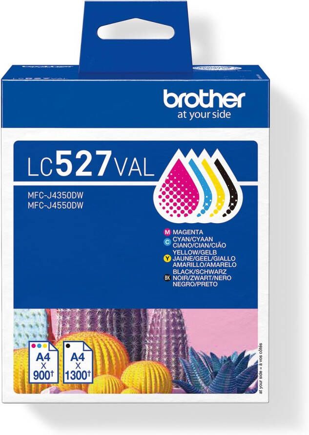 Brother inktcartridge 900 1.300 pagina&apos;s OEM LC-527VAL 4 kleuren