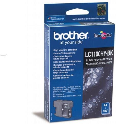 Brother LC1100HYBKBP blister black ink inktcartridge Origineel Zwart (LC-1100HYBKBP)