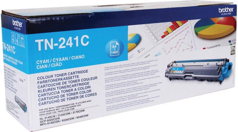 Brother TN-241C tonercartridge 1 stuk(s) Origineel Cyaan (TN-241C)