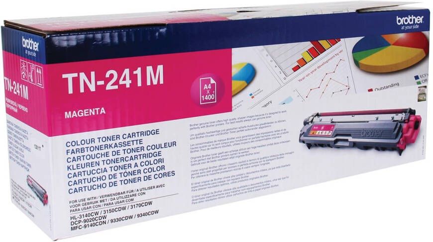 Brother TN-241M tonercartridge 1 stuk(s) Origineel Magenta (TN-241M)