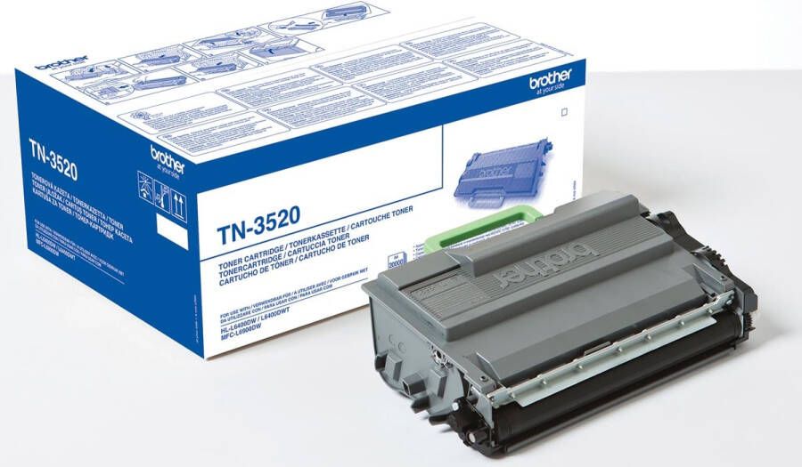 Brother toner 20.000 pagina&apos;s OEM TN-3520 zwart