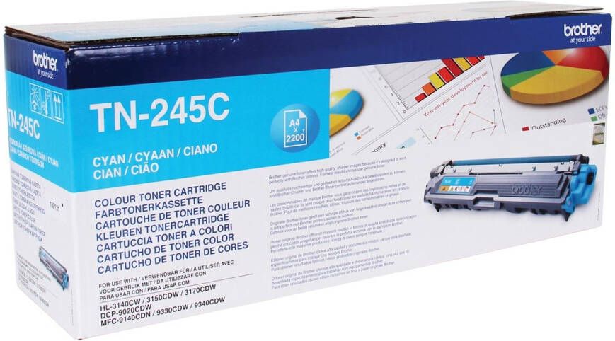 Brother TN-245C tonercartridge 1 stuk(s) Origineel Cyaan (TN-245C)