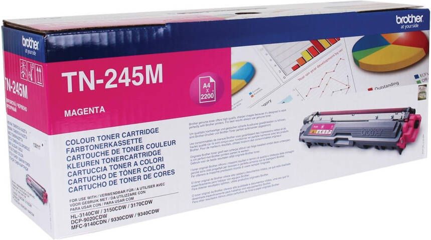 Brother toner 2.200 pagina&apos;s OEM TN-245M magenta