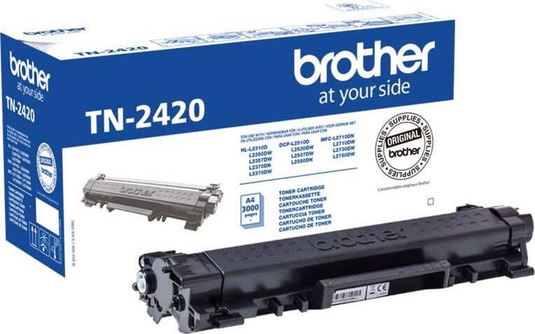 Brother TN-2420 tonercartridge 1 stuk(s) Origineel Zwart (TN-2420)