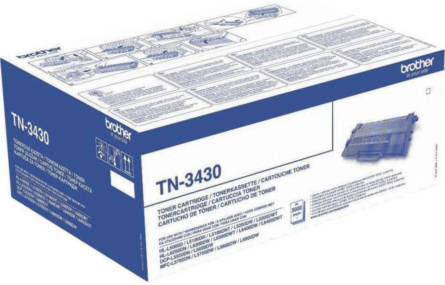 Brother Tonercartridge (circa 3.000 pagina's A4 conform ISO IEC 19752) (TN-3430)