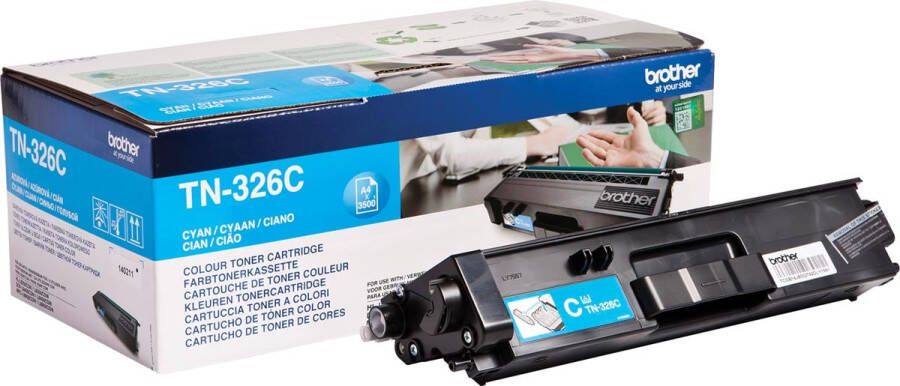 Brother TN-326C tonercartridge 1 stuk(s) Origineel Cyaan (TN-326C)
