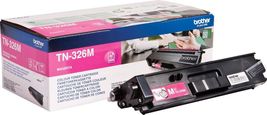 Brother TN-326M tonercartridge 1 stuk(s) Origineel Magenta (TN-326M)