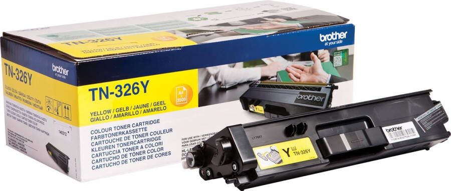 Brother TN-326Y tonercartridge 1 stuk(s) Origineel Geel (TN-326Y)
