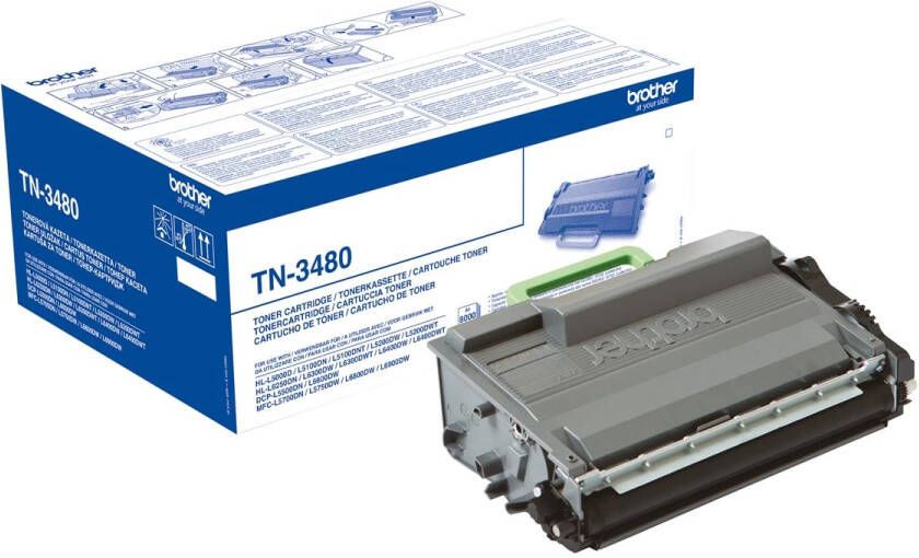 Brother Tonercartridge (circa 8.000 pagina's A4 conform ISO IEC 19752) (TN-3480)