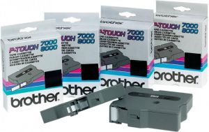 Brother TX-651 labelprinter-tape Zwart op geel (TX-651)