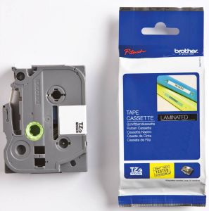 Brother Labeltape P touch TZE535 12mm wit op blauw