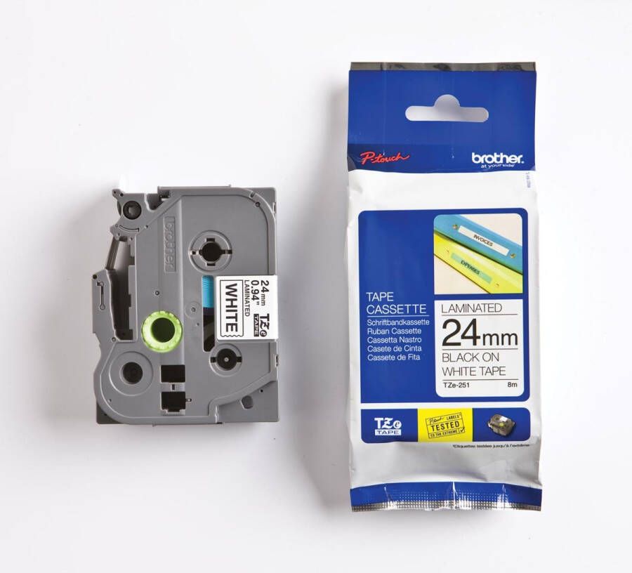 Brother TZE251 labelprinter-tape Zwart op wit TZe (TZE251)