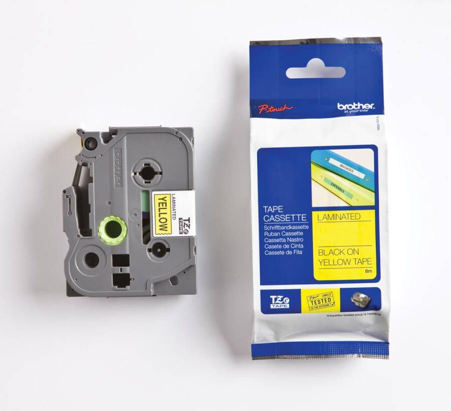 Brother Labeltape P touch TZE661 36mm zwart op geel