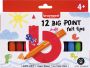 Bruynzeel Kids viltstiften Big Point set van 12 stuks assorti - Thumbnail 1