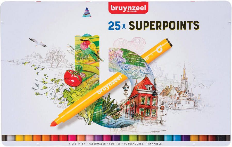 Bruynzeel viltstift Expression doos van 25 stuks