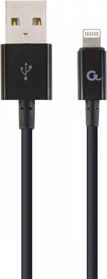 Cablexpert oplaad- en gegevenskabel USB 2.0-stekker naar 8-pin stekker 1 m zwart
