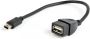 Cablexpert USB kabel OTG USB A mini USB B 0 15 m zwart - Thumbnail 1