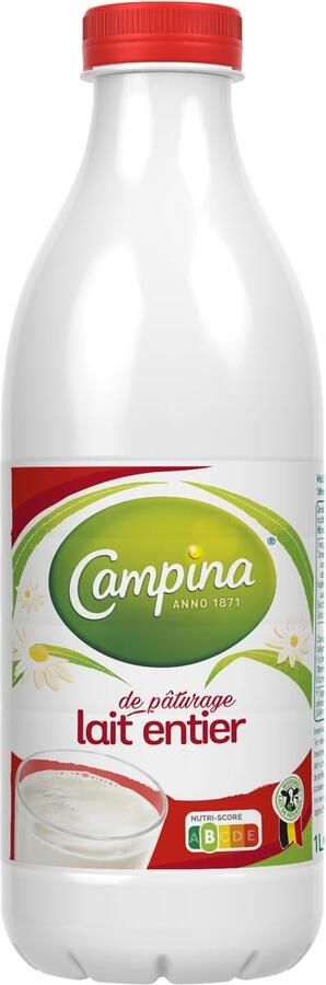 Campina volle melk 1 liter pak van 6 stuks