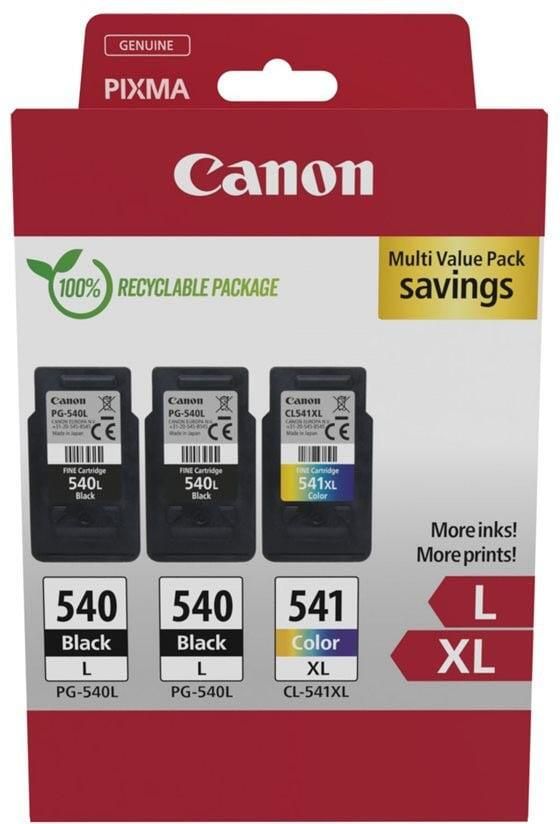 Canon inktcartridge 2 x PG-540L + 1 x CL-541XL 300 400 pagina&apos;s OEM 5224B017 4 kleuren