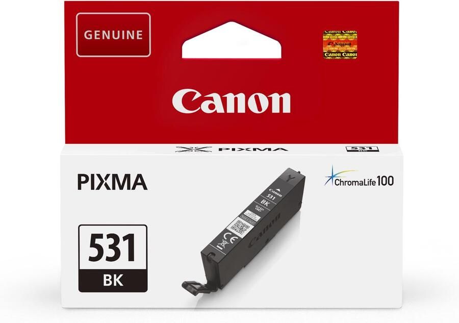 Canon inktcartridge CLI-531 515 pagina&apos;s OEM 6118C001 zwart