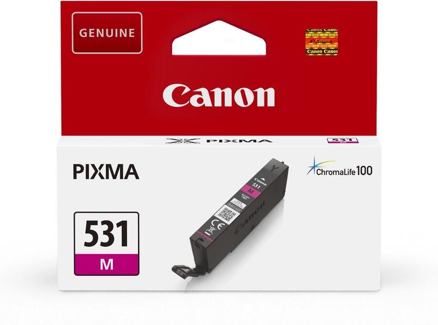 Canon inktcartridge CLI-531 515 pagina&apos;s OEM 6120C001 magenta
