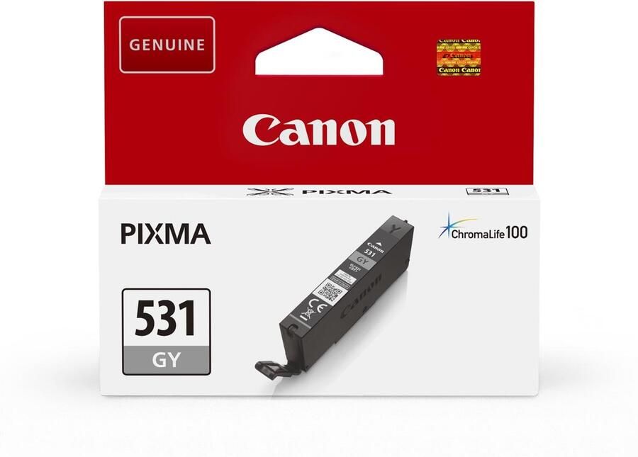 Canon inktcartridge CLI-531 515 pagina&apos;s OEM 6122C001 grijs