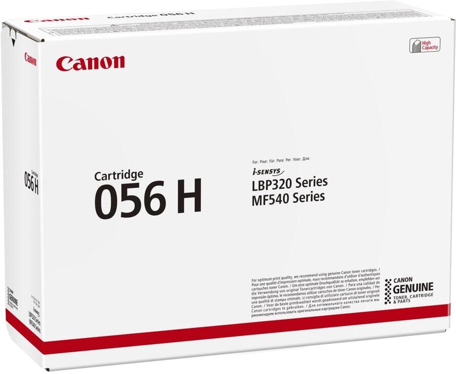 Canon toner 056H 21.000 pagina&apos;s OEM 3008C002 zwart