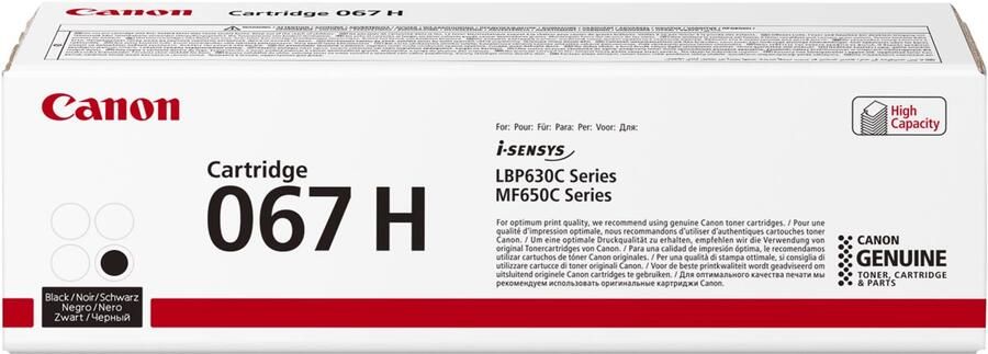 Canon toner 067H 3.130 pagina&apos;s OEM 5106C002 zwart