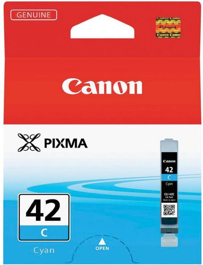 Canon inktcartridge CLI 42C 600 foto&apos s 13 ml OEM 6385B001 cyaan