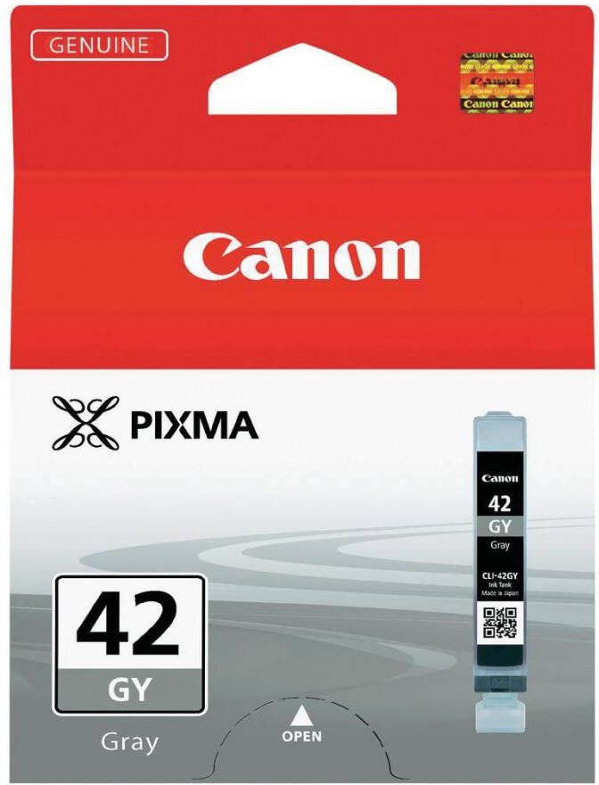 Canon inktcartridge CLI 42GY 492 foto&apos s 13 ml OEM 6390B001 grijs