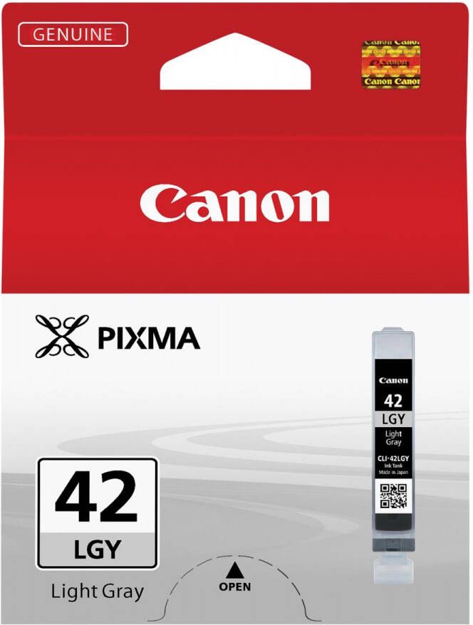 Canon inktcartridge CLI 42LGY 835 foto&apos s 13 ml OEM 6391B001 lichtgrijs