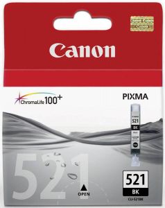 Canon inktcartridge CLI-521BK 1.250 pagina&apos;s OEM 2933B001 foto zwart