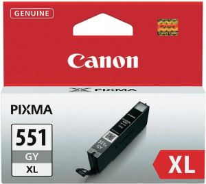 Canon inktcartridge CLI-551GY-XL 3.350 pagina&apos;s OEM 6447B001 grijs