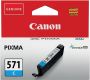 Canon inktcartridge CLI-571C 173 foto&apos;s OEM 0386C00 cyaan - Thumbnail 1